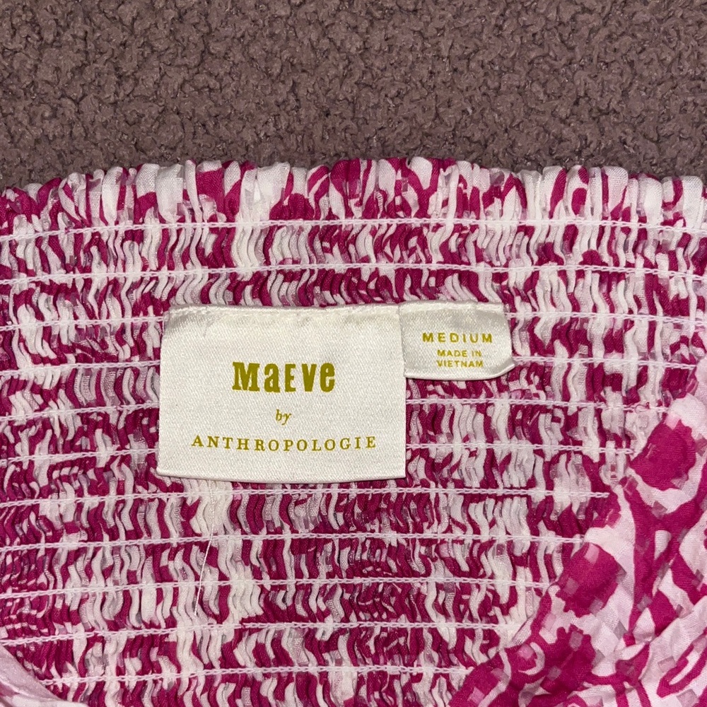 Maeve Pink Floral Crop Top - Picture 2 of 6